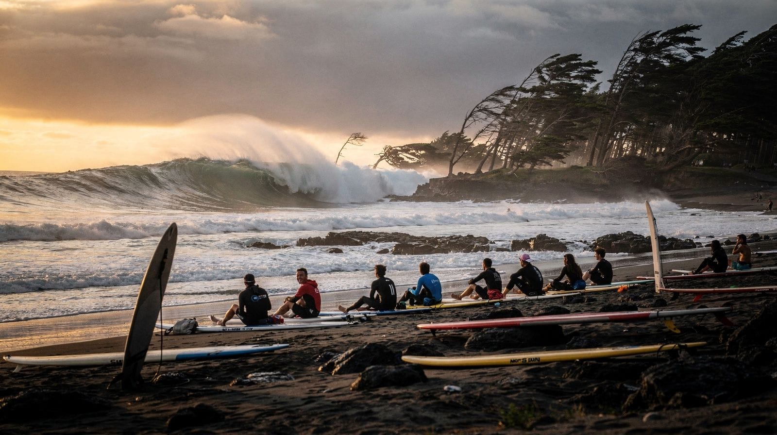 North Shore zimą: gdy spokojne wybrzeże Oahu zamienia się w arenę surfingu