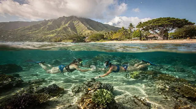 Snorkeling diving