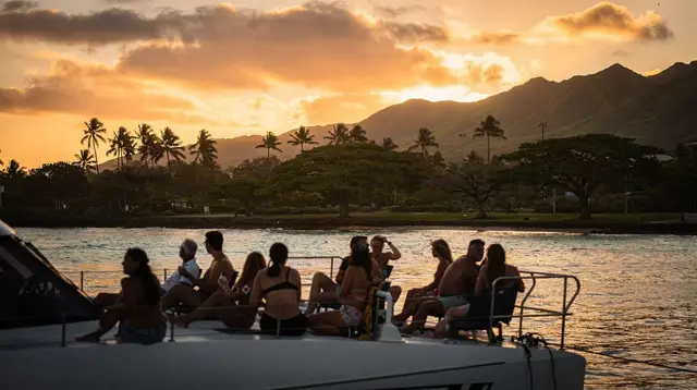 Sunset dinner cruises