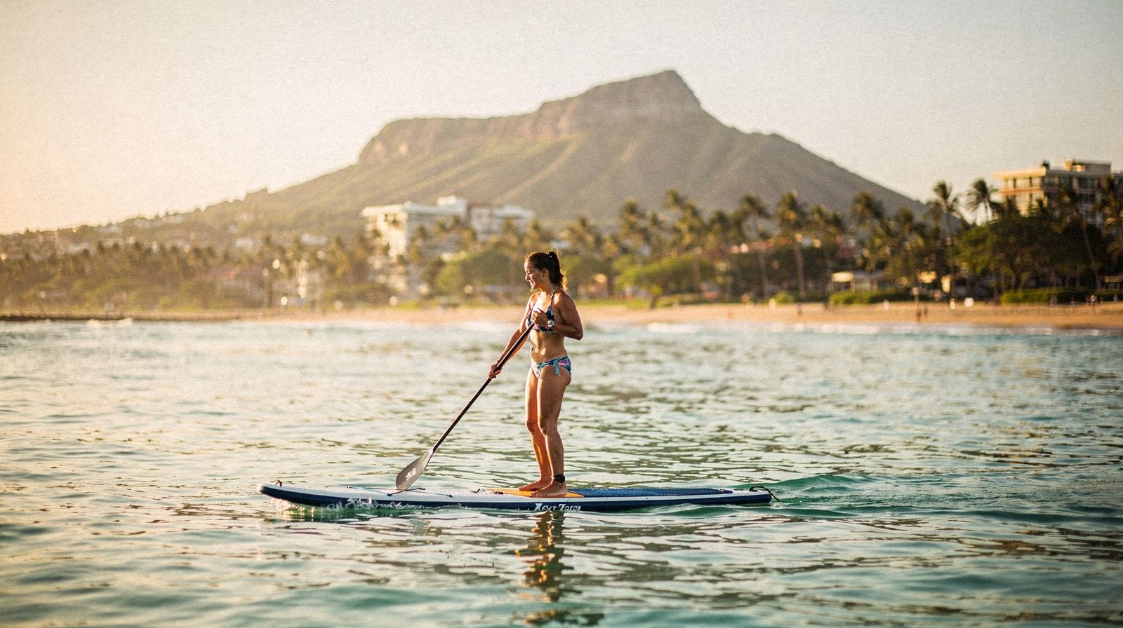 Paddleboarding em Waikiki