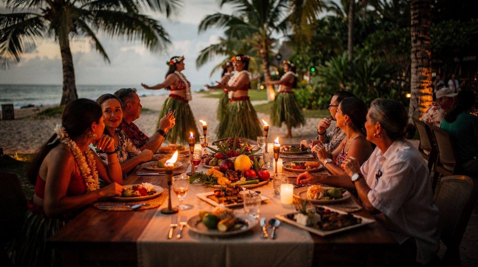 Luau e jantares-espetáculo em Waikiki: sem necessidade de transporte